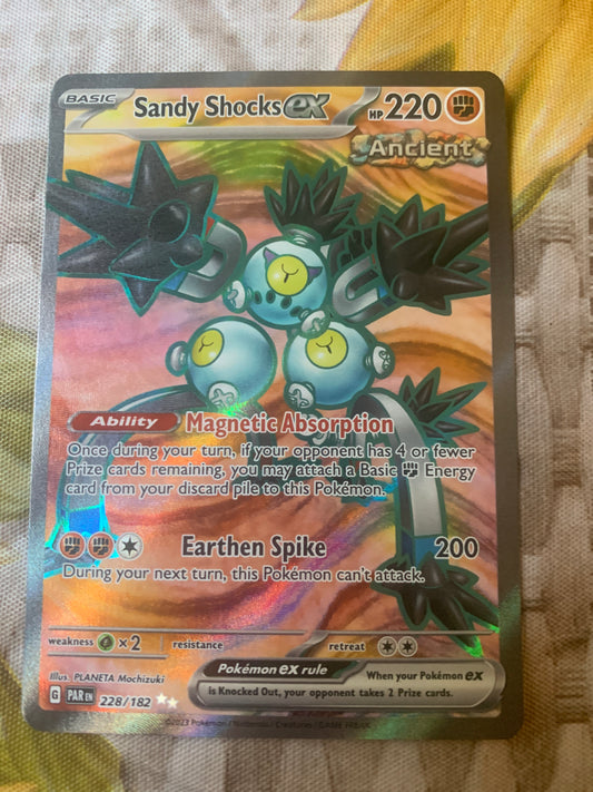 Sandy Shocks EX ultra rare from scarlet and violet paradox rift